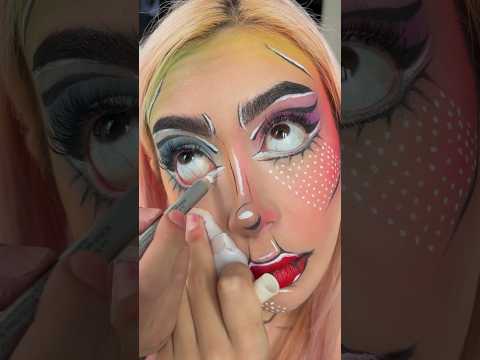 Así hice mi maquillaje de CARICATURA!! 🎨🤩