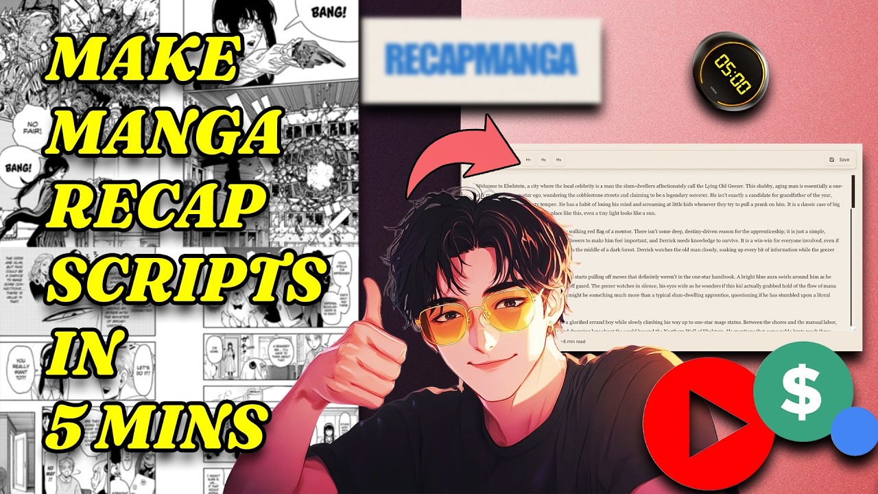 Recap Script How to make Manhwa/Manga Recaps Scripts in under 5 min. - YouTube