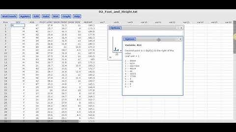 Section 2.3 Use StatCrunch for dotplot, stemplot, time series graph