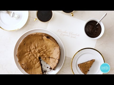 Flourless Chocolate Cake with Espresso- Martha Stewart