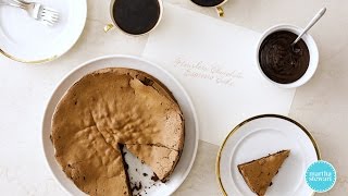 The combination of chocolate and espresso gives this beautifully
textured cake its intense coffee flavor. get recipe:
http://www.marthastew...