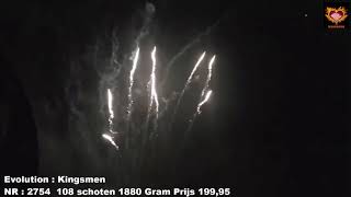 NR : 2754 - Kingsmen - 108 schoten – Evolution Fireworks
