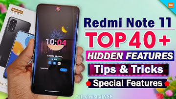 Redmi Note 11 Tips & Tricks | Redmi Note 11 Best 40+ Hidden Features | Redmi Note 11 Features