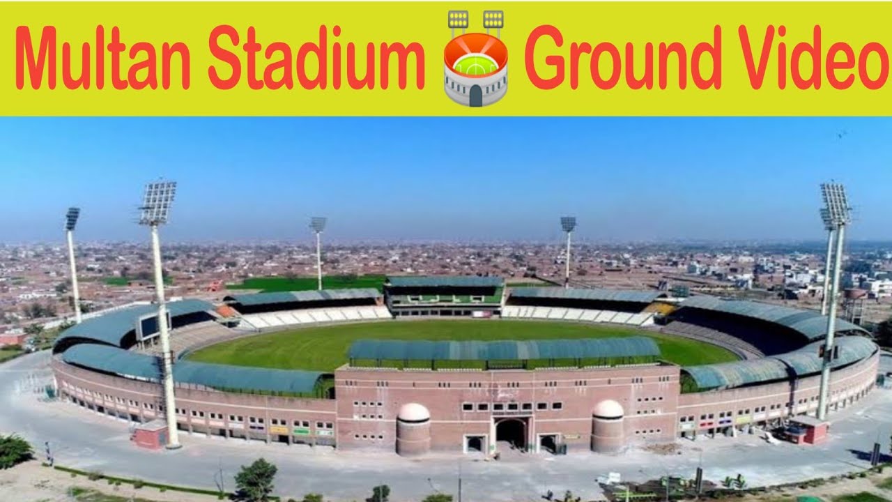 Multan Stadium Pakistan Building Gates Enclosure Ground Chairs Detail ...