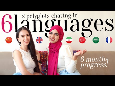 2 polyglots chatting in 6 languages (part 2)- 6 months [email protected] polyglot