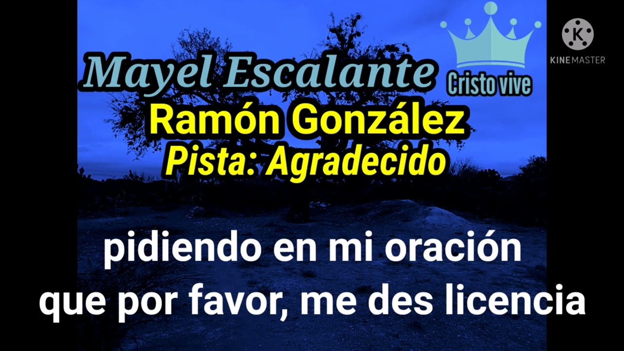 Agradecido - Pista karaoke de Ramón González