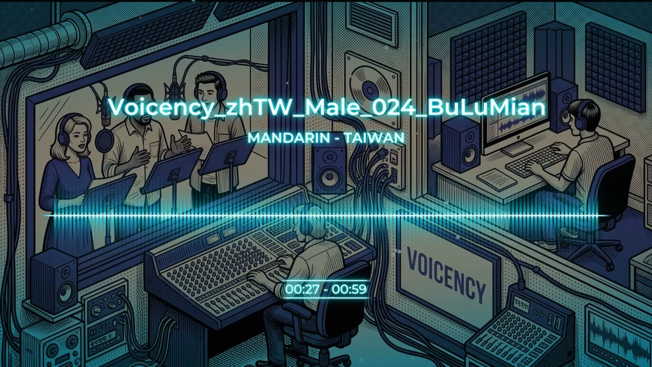 Mandarin Male Voice - Voicency_zhTW_Male_024_BuLuMian