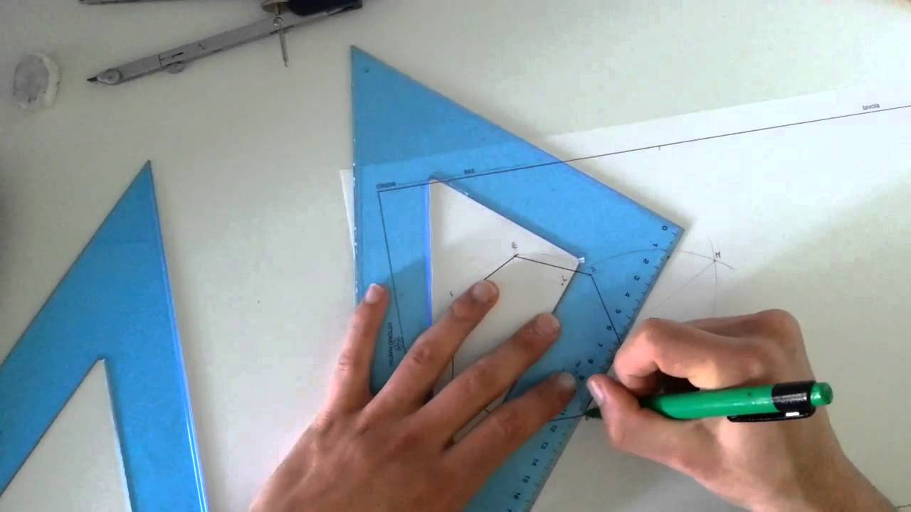 05 Costruzione di un ETTAGONO (dato il lato e inscritto nella