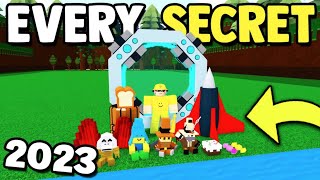 *EVERY* 2023 SECRET (Free items) | Build a Boat for Treasure ROBLOX