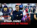 Efraín Juárez y Pumas son líderes de torneo: "Hoy el reconocimiento es para ellos"