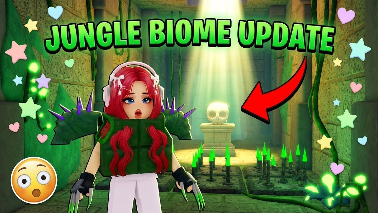 NEW JUNGLE BIOME UPDATE! SURVIVING THE JUNGLE BIOME IN HARD MODE! (99 NIGHTS IN THE FOREST)
