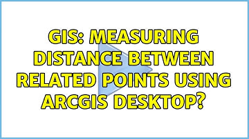 GIS: Measuring distance between related points using ArcGIS Desktop? (2 Solutions!!)
