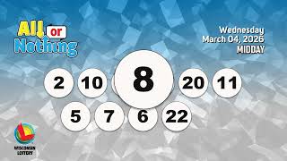 Wisconsin Lottery Midday Draw 03/04/2026