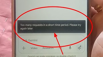 Google Gemini Veo 3 Fix Too Many requests in a short time period. please try again creating video
