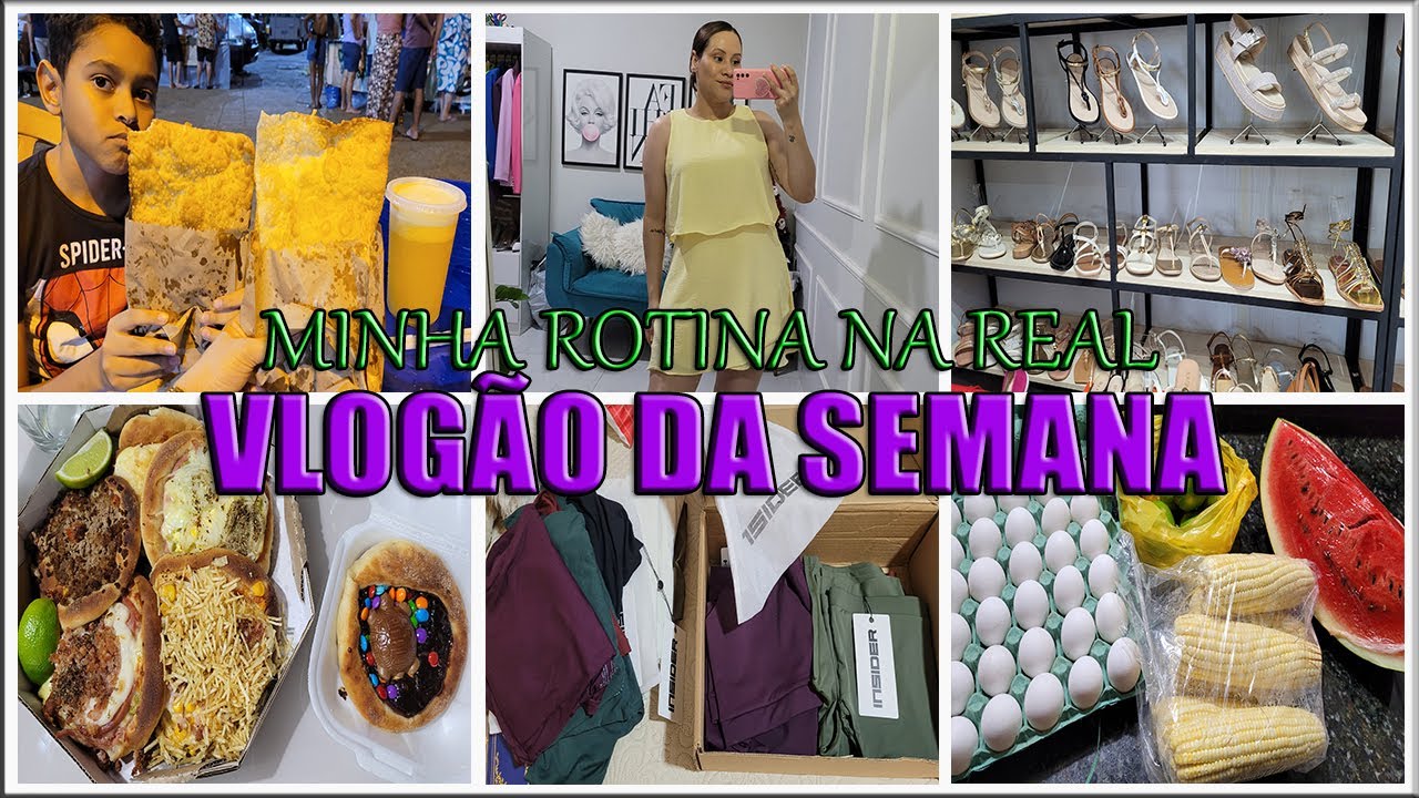 VLOGÃO DE ROTINA FEIRINHA DA CIDADE COMRPINHAS E RECEBIDOS GRAVAÇÕES LOOKS COMIDAS DICAS E MAIS