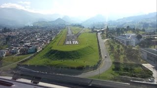 Most Difficult Landing in Colombia  Cockpit View [HD 1080p]