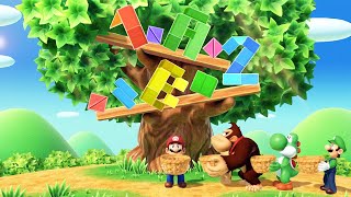 Мульт Mario Party Superstars Minigames Mario Vs Luigi Vs Donkey Kong Vs Peach Master Difficulty
