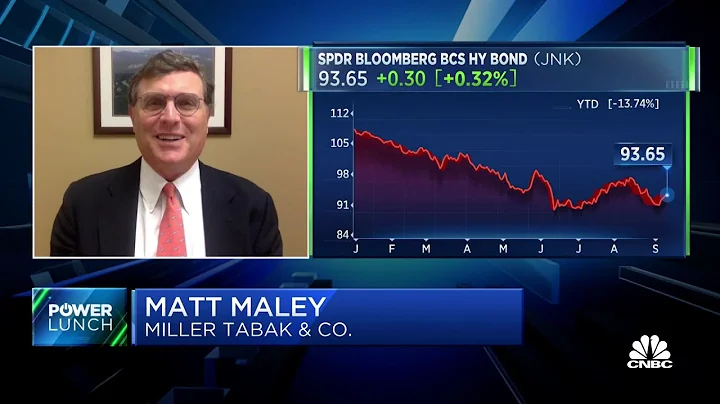 Miller Tabak's Matt Maley reveals the three major ...