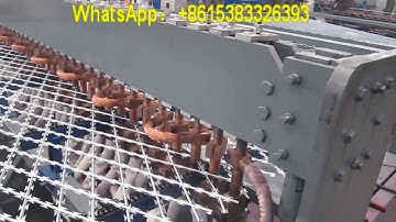 automatic razor barbed wire mesh welding machine testing first video
