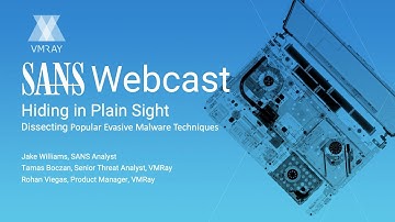 [SANS Webcast] Hiding in Plain Sight: Dissecting Popular Evasive Malware Techniques