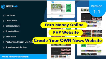 How To Create News Website In PHP || NewsLab PHP Script Installation Free || Earn Money In Website