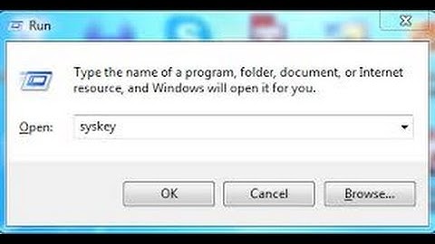Remove Syskey or System Key from window 8