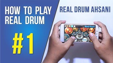 How To Play Real Drum #1 (Drumming Tutorial on Smartphone)
