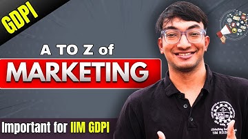 CRACK ANY IIM INTERVIEW WITH THIS VIDEO OF BASICS OF MARKETING | IIM INTERVIEW | GDPI