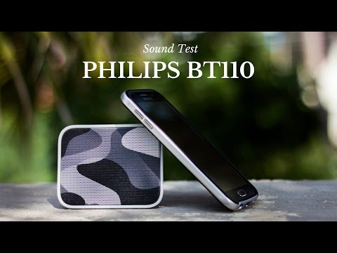 Philips BT110 Bluetooth Speaker - Sound Test