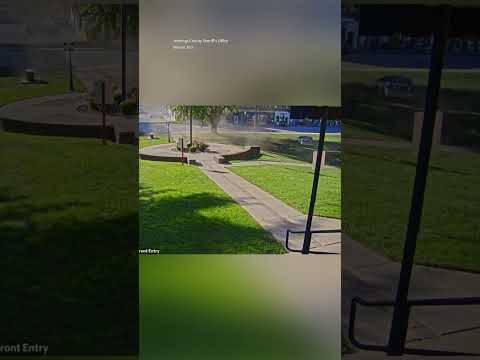 Woman arrested for DUI after doing donuts on courthouse lawn, officials say