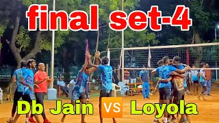 final 🥵1&3 |💥 D.B Jain 🆚 Loyola College 🔥Bertram 💥 match ⚡#volleyball #dangerboys @loveofgames_volleyball