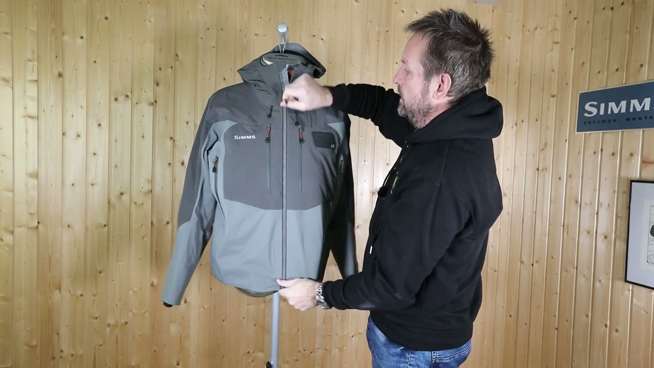 SIMMS G3 Guide Jacket Gunmetal M, Fishingtackle24 - Angelbedarf Angelruten  Angelbekleidung Angelzubehör Kunstköder Angeltaschen Angelzelt Angelschnur