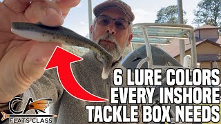 6 Lure Colors EVERY Inshore Tackle Box Needs! | Flats Class YouTube