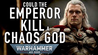 Can the Emperor Kill a Chaos God in Warhammer 40K For the Greater WAAAGH #boardgamevlog #chaosgods