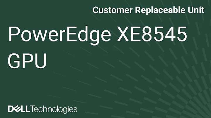 Dell  PowerEdge XE8545: Remove/Install GPU Shroud