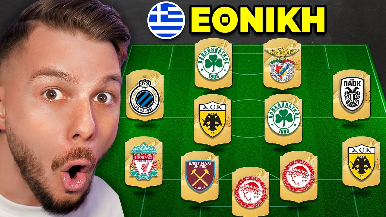 Εχτισα Την Καλύτερη Ελληνική Ομάδα Στο FC