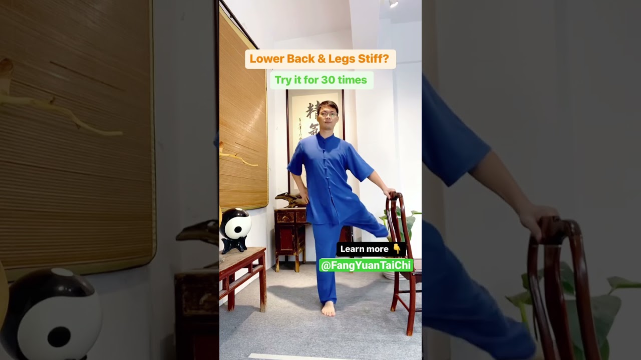 Exercise for hips and legs flexibility. 