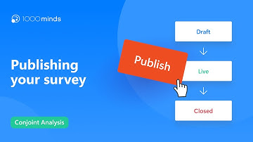 Publishing Your Survey – 1000minds Conjoint Analysis