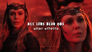 BCC LENS BLUR OBS| After Effects Tutorial|