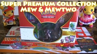 Opening a Super Premium Collection Mew & Mewtwo Box!