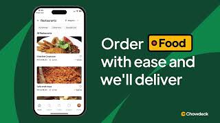 Order food and we'll deliver - Download Chowdeck app today! screenshot 4