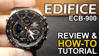 Casio Edifice ECB900 - Detailed How-To Tutorial on module 5582