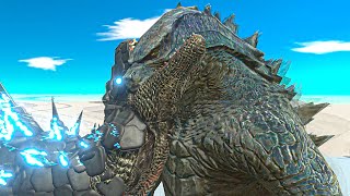 2014 GODZILLA vs. REAL GODZILLA - Animal Revolt Battle Simulator