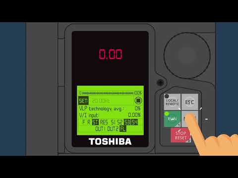 Toshiba Q9 Plus Adjustable Speed Drive - Mode Button