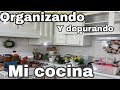 LIMPIANDO, DEPURANDO Y ORGANIZANDO MI COCINA🏡// RUTINA DE LIMPIEZA // LIMPIA CONMIGO