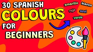 Learn the COLOURS in Spanish! 🇪🇸, Spanish for Beginners 🌟