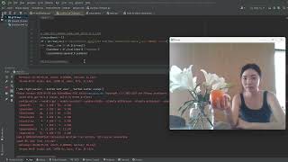 Location and Object Detection using YOLOv7 - vase, person, orange