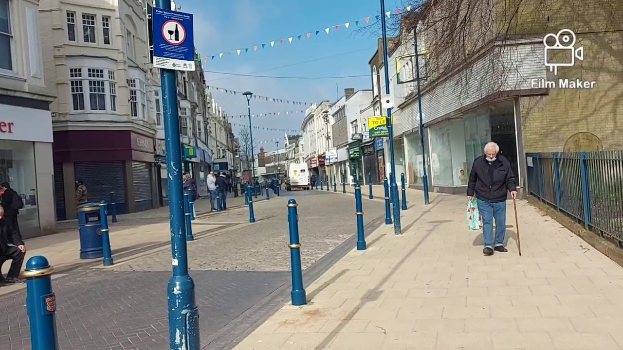 Walking to the Town Centre in Dover Uk