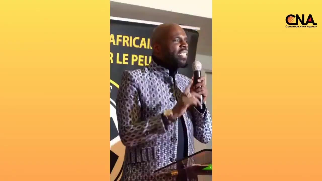 ⁣Pan Africanist, Kemi Seba burns his French passport in response to French government