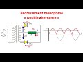 Redressement double alternance par transformateur point milieu